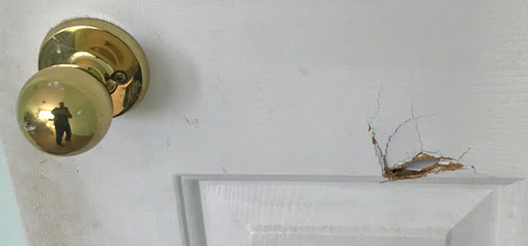 interior door hole repair Bermuda Dunes